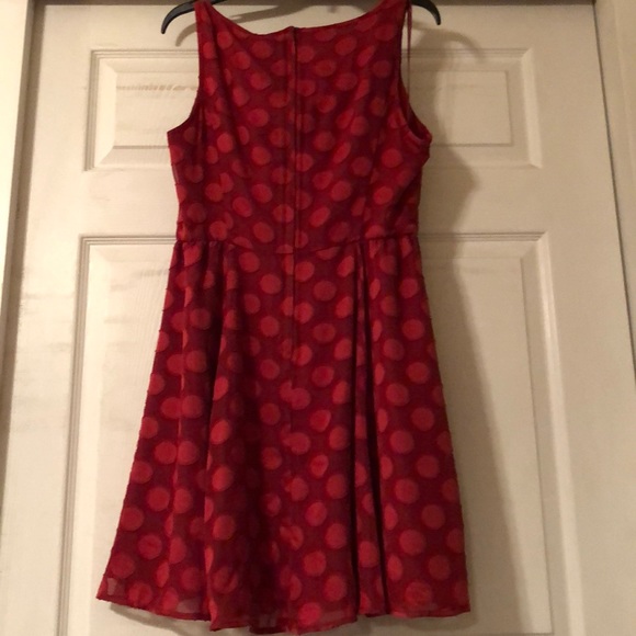 Disney Lauren Conrad size 12 biking red dress NWT - Picture 3 of 5